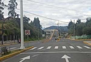 Se colocará la señalización en el nuevo intercambiador de la Autopista General Rumiñahui.