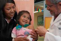 La meta es vacunar a 3,7 millones de niños y niñas