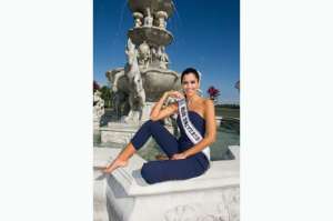 Paulina Vega cumpli&oacute; 22 a&ntilde;os en plena competencia, el 15 de enero pasado. Mide 1,76 metros y es prima de Ariadna Guti&eacute;rrez, la nueva Miss Colombia. Foto: AFP