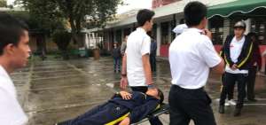 Estudiantes de Sierra-Amazon&iacute;a realizan simulacro s&iacute;smico