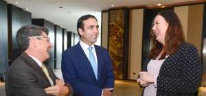 Los negociadores del EFTA se reunieron ayer en el Hotel Eurobuilding, en Tababela, a donde acudi&oacute; el ministro de Comercio Exterior, Pablo Campana.