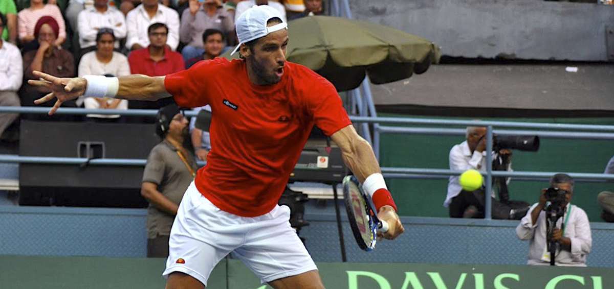 Feliciano L&oacute;pez ofrece a Espa&ntilde;a el primer punto contra India en Copa Davis