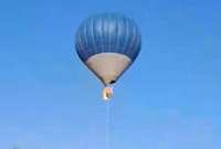 El globo aerostático se desplomó 