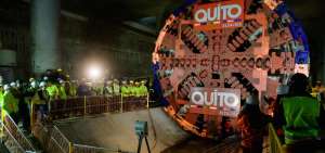 Tuneladora 'La Guaragua' lleg&oacute; a estaci&oacute;n de La Jipijapa