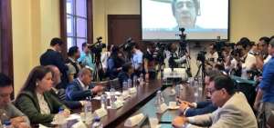 La Comisi&oacute;n de Fiscalizaci&oacute;n de la Asamblea sesion&oacute; este jueves 25 de abril en Guayaquil.