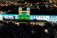 El festival de mapping ‘Quito Luz de América’ será entre el 8 y 10 de agosto. 