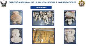Imagen de las figuras incautadas.