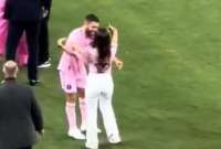 Viralizan un video de Antonela Roccuzzo en la final de la Leagues Cup