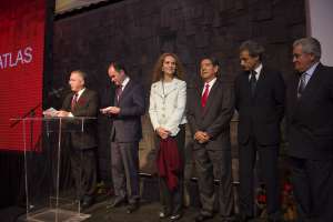 La infanta Elena de Borb&oacute;n asisti&oacute; a la Casa Museo de Oswaldo Guayasam&iacute;n para la inauguraci&oacute;n de la exposici&oacute;n Guayasam&iacute;n, Am&eacute;rica y Espa&ntilde;a. Foto: Fernando Sandoval/ EL TEL&Eacute;GRAFO. 