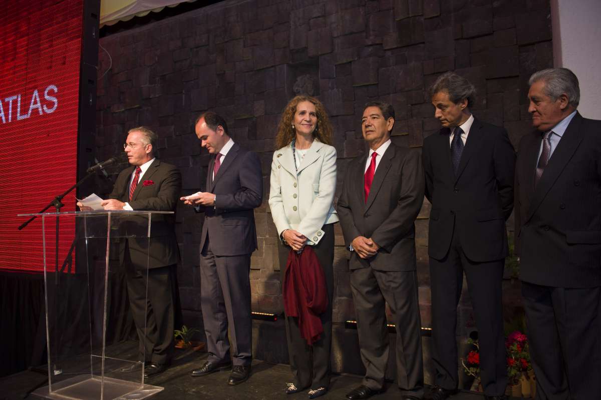 La infanta Elena de Borb&oacute;n asisti&oacute; a la Casa Museo de Oswaldo Guayasam&iacute;n para la inauguraci&oacute;n de la exposici&oacute;n Guayasam&iacute;n, Am&eacute;rica y Espa&ntilde;a. Foto: Fernando Sandoval/ EL TEL&Eacute;GRAFO. 