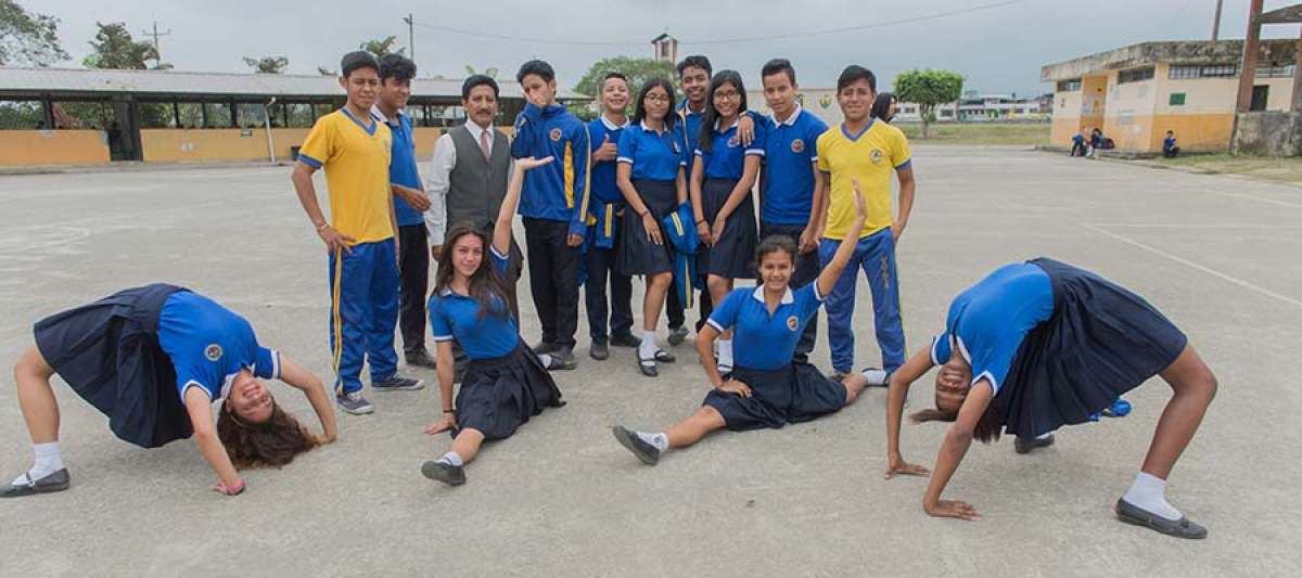 En la gr&aacute;fica los integrantes del grupo que qued&oacute; en cuarto lugar en la competencia organizada por el cabildo.