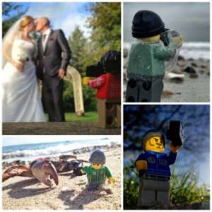 Fot&oacute;grafo hace &lsquo;colega&rsquo; a un mu&ntilde;eco Lego