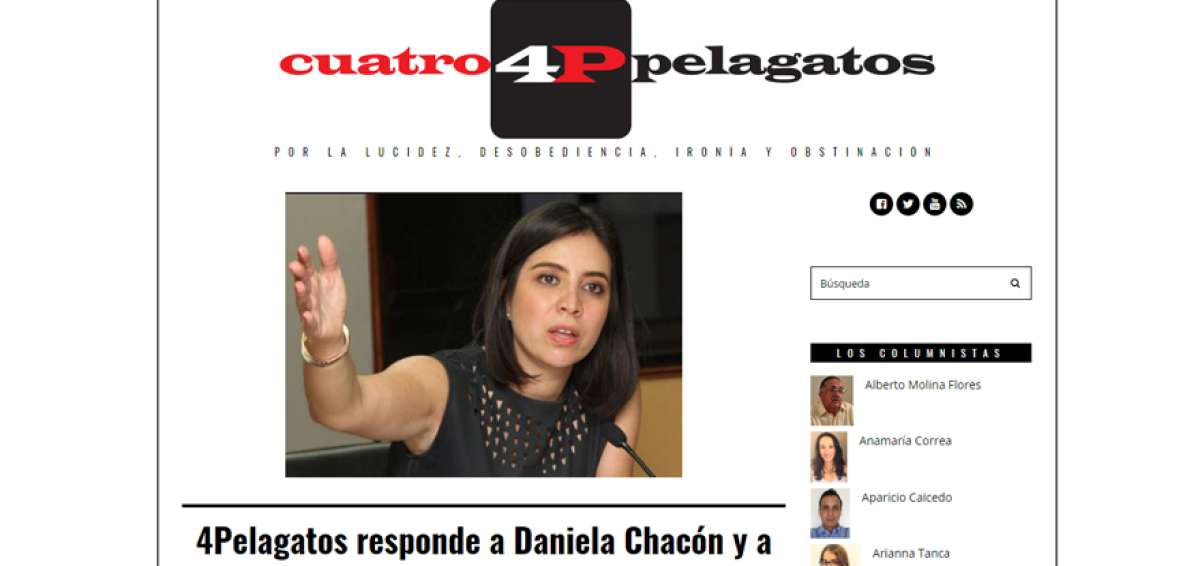 Columnistas se desvinculan de portal 4Pelagatos