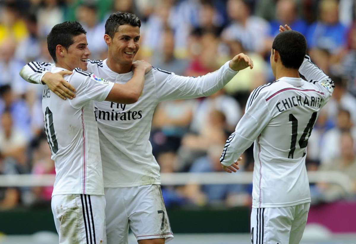 Real Madrid arrolla 8-2 a Deportivo en el estreno goleador de Chicharito (VIDEO)