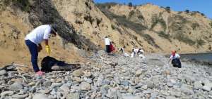 6,2 km de playas se limpiaron en Manta