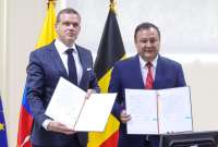 Ecuador y Bélgica firman convenio para combatir delincuencia organizada transnacional
