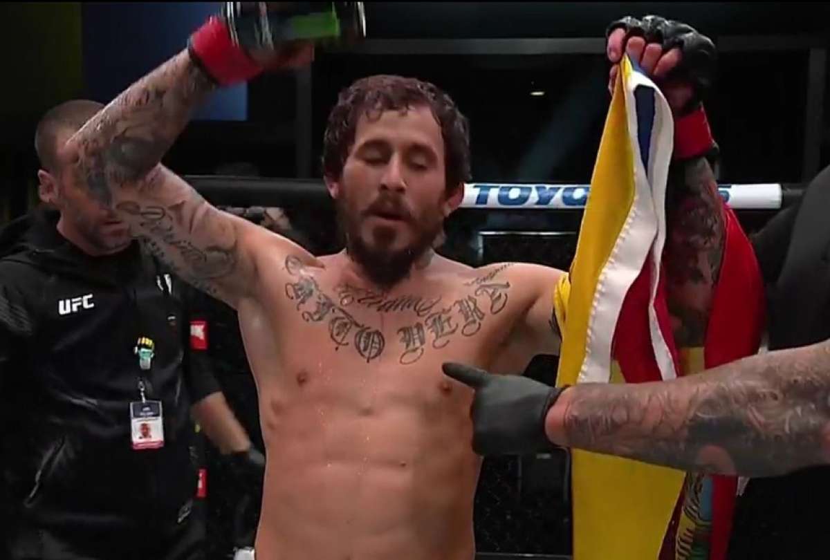 Chito Vera vapule&oacute; al brit&aacute;nico Davey Grant en la UFC