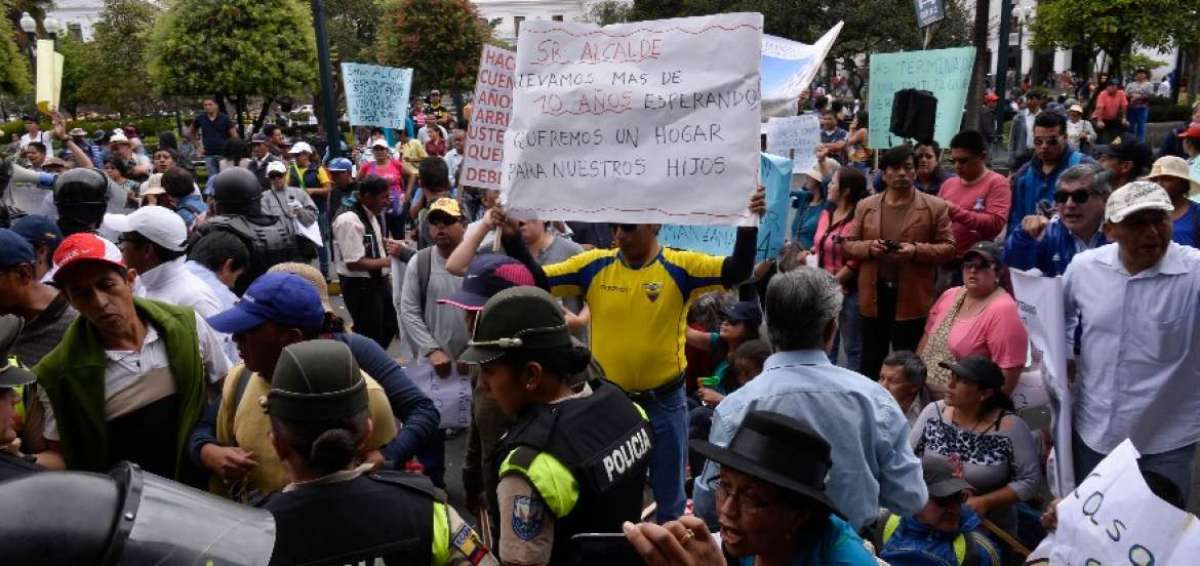 1.300 familias reclaman al Municipio de Quito las casas de Ciudad Bicentenario