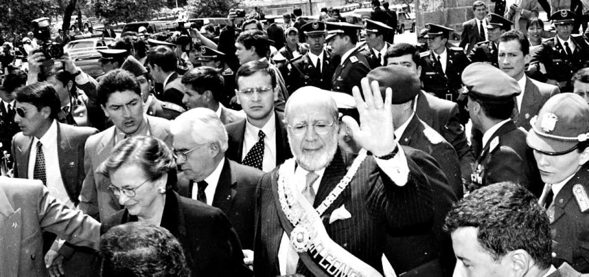 Gustavo Noboa, quien asumi&oacute; la Presidencia de la Rep&uacute;blica el 22 de enero de 2000, estuvo tres a&ntilde;os en el poder.