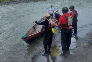 Nueve personas fueron rescatadas del río &#039;Pastaza&#039; por coordinación del ECU 911