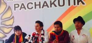 Los representantes del Tribunal Electoral de PK, anunciaron los resultados previos de las primarias.