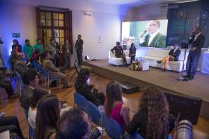 El vicepresidente de la Rep&uacute;blica particip&oacute; del lanzamiento de este portal y destac&oacute; el aporte para el cambio de la Matriz Productiva. FOTO: Fernando Sandoval/ El Tel&eacute;grafo