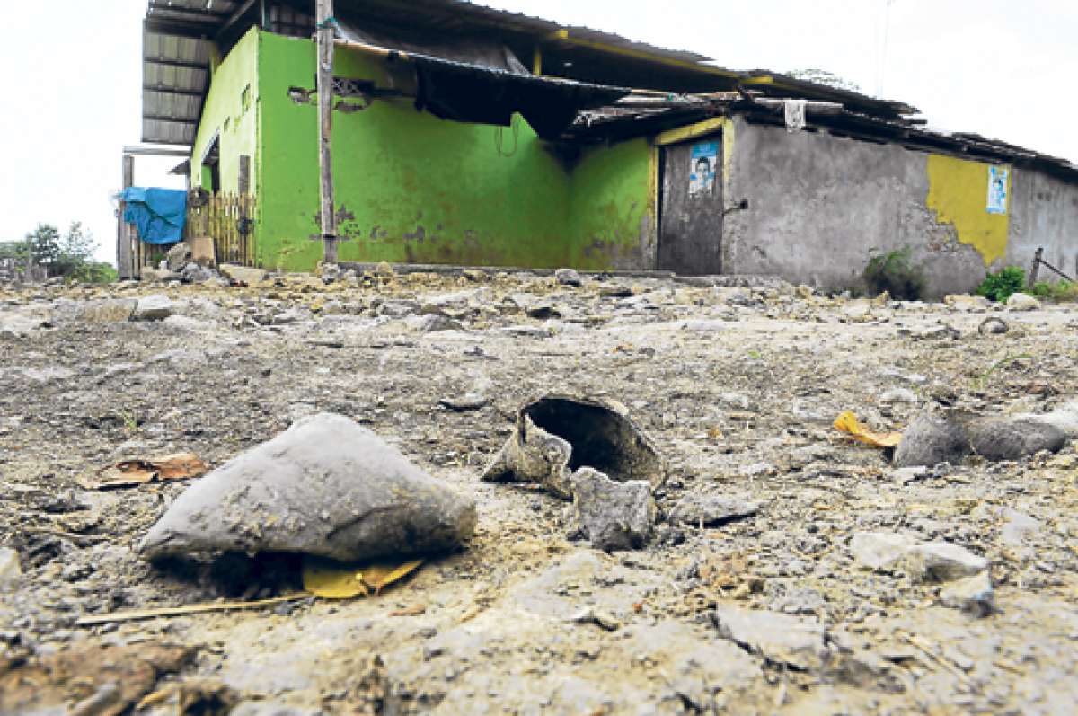 Cascos de reses se observan en los alrededores del camal municipal de Balza. (Guayas). Foto: Miguel Castro | El Tel&eacute;grafo