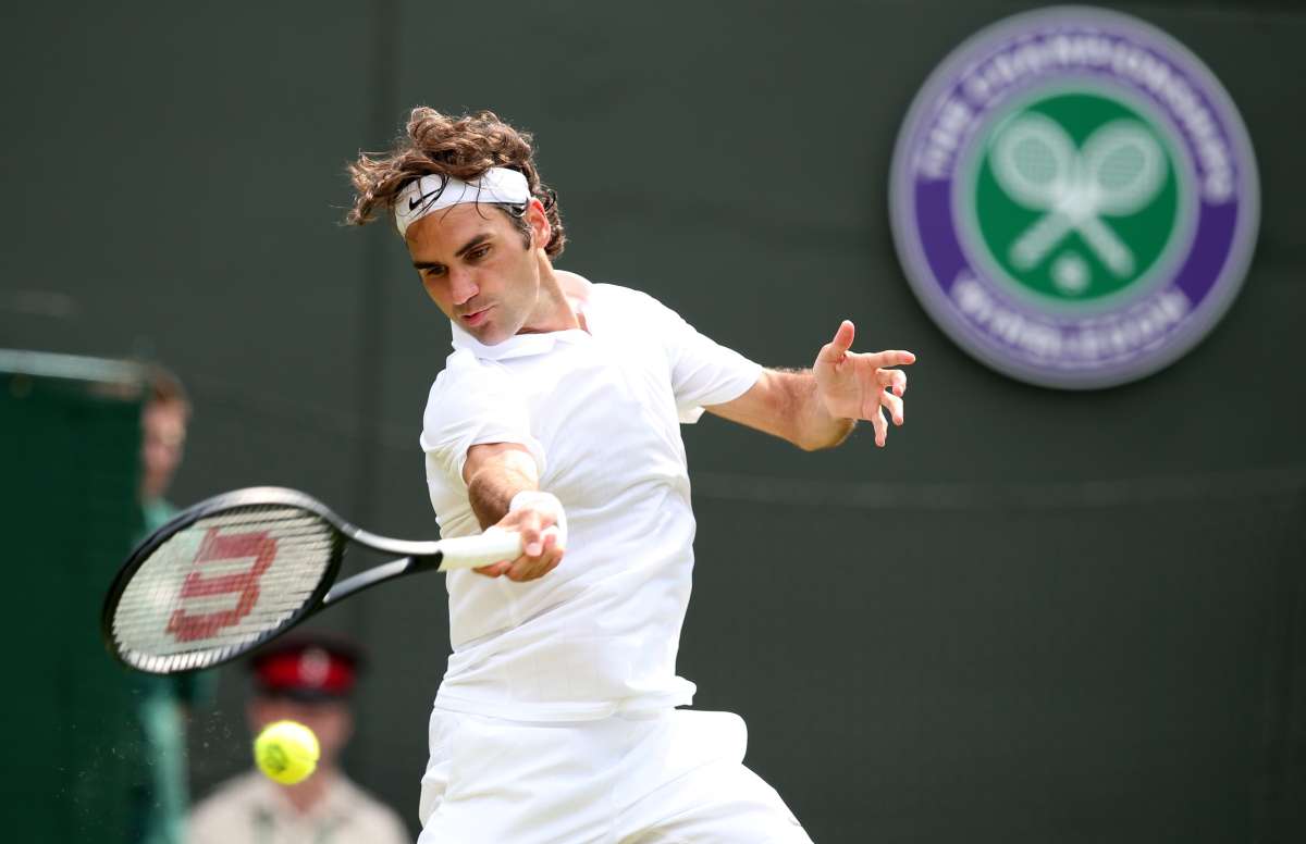 Roger Federer busca su octavo t&iacute;tulo de Wimbledon y su d&eacute;cimo octavo torneo de Grand Slam. Foto: AFP