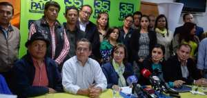 En rueda de prensa se dio a conocer las 10 resoluciones. 