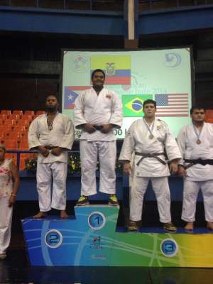 Freddy Figueroa logr&oacute; una de las medallas de oro para Ecuador en el Panamericano. Foto: Cortes&iacute;a