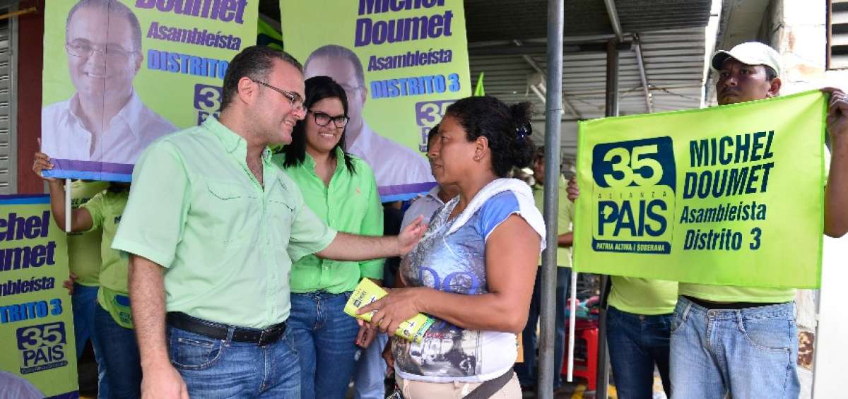  Michel Doumet, durante su recorrido