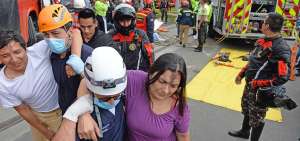 El simulacro se realiz&oacute; en la avenida Espa&ntilde;a, cerca del aeropuerto. Participaron todas las instituciones de socorro que est&aacute;n en la ciudad.