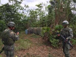 Los militares ejecutaron controles fronterizos por tierra, mar y cielo. Foto: Cortes&iacute;a