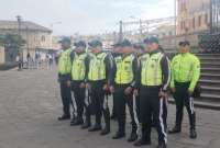 Policías y agentes de Tránsito se desplegaron en un operativo conjunto. 