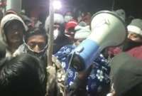 La Subestación Eléctrica de Tisaleo fue tomada por más de 300 manifestantes