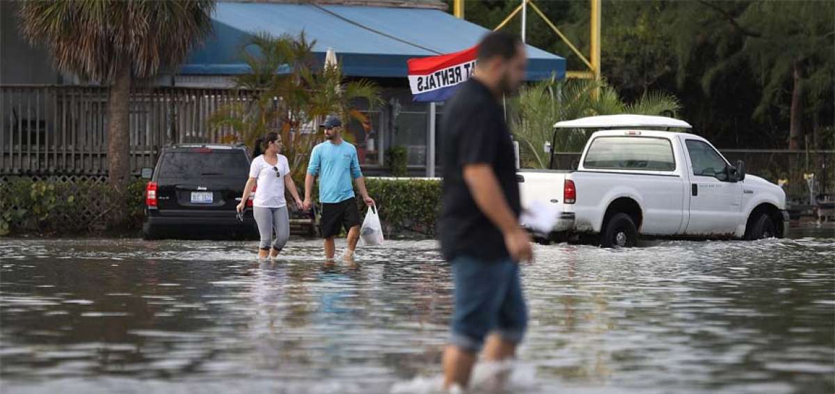 El cambio clim&aacute;tico origina inundaciones. Miami (EE.UU.) es una de las ciudades m&aacute;s vulnerables.