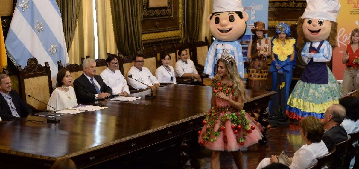 El evento gastron&oacute;mico fue lanzado la ma&ntilde;ana de ayer durante una rueda de prensa efectuada en el Sal&oacute;n de la Ciudad, en el Municipio de Guayaquil.