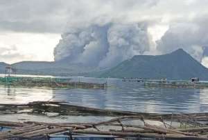 A pesar de la impresionante erupción del volcán Taal, no se reportaron incidentes con la población.