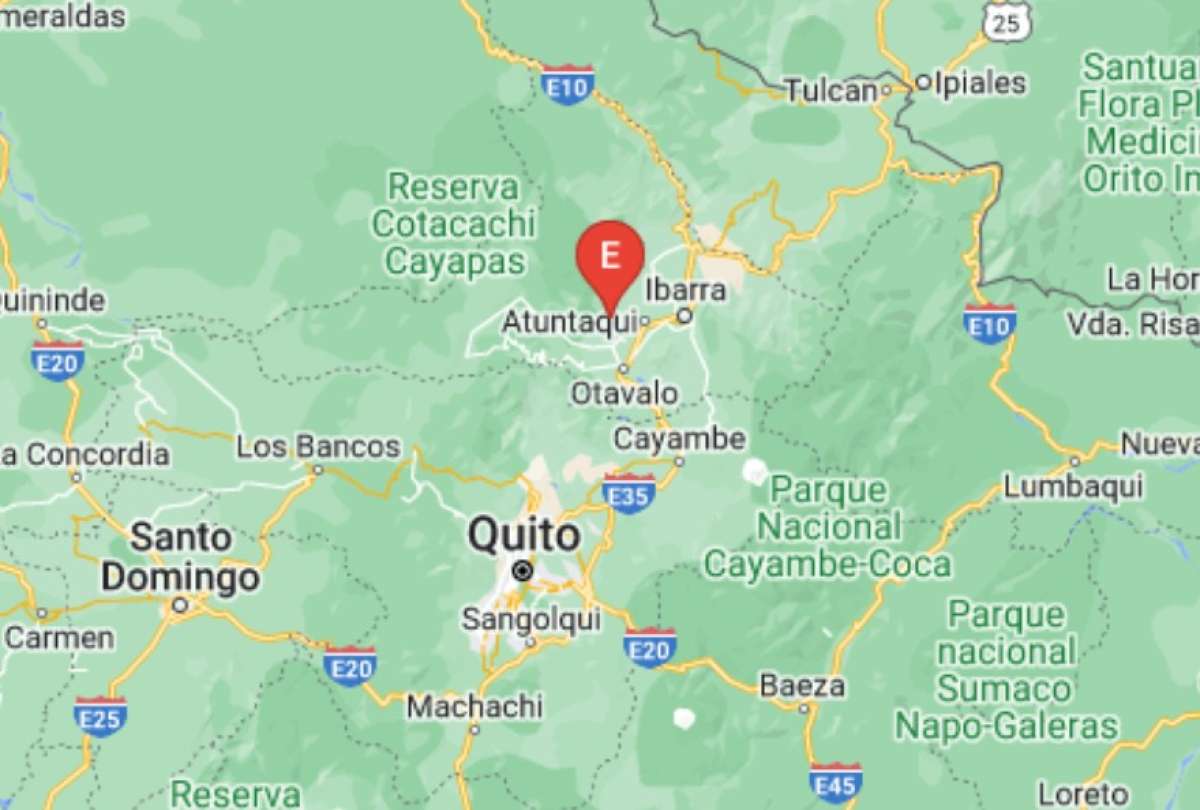 Se registró un sismo a 4.57 km de Cotacachi, Imbabura