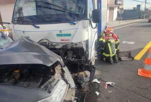 Tres adultos y dos menores resultaron heridos en un accidente de tránsito en Amaguaña