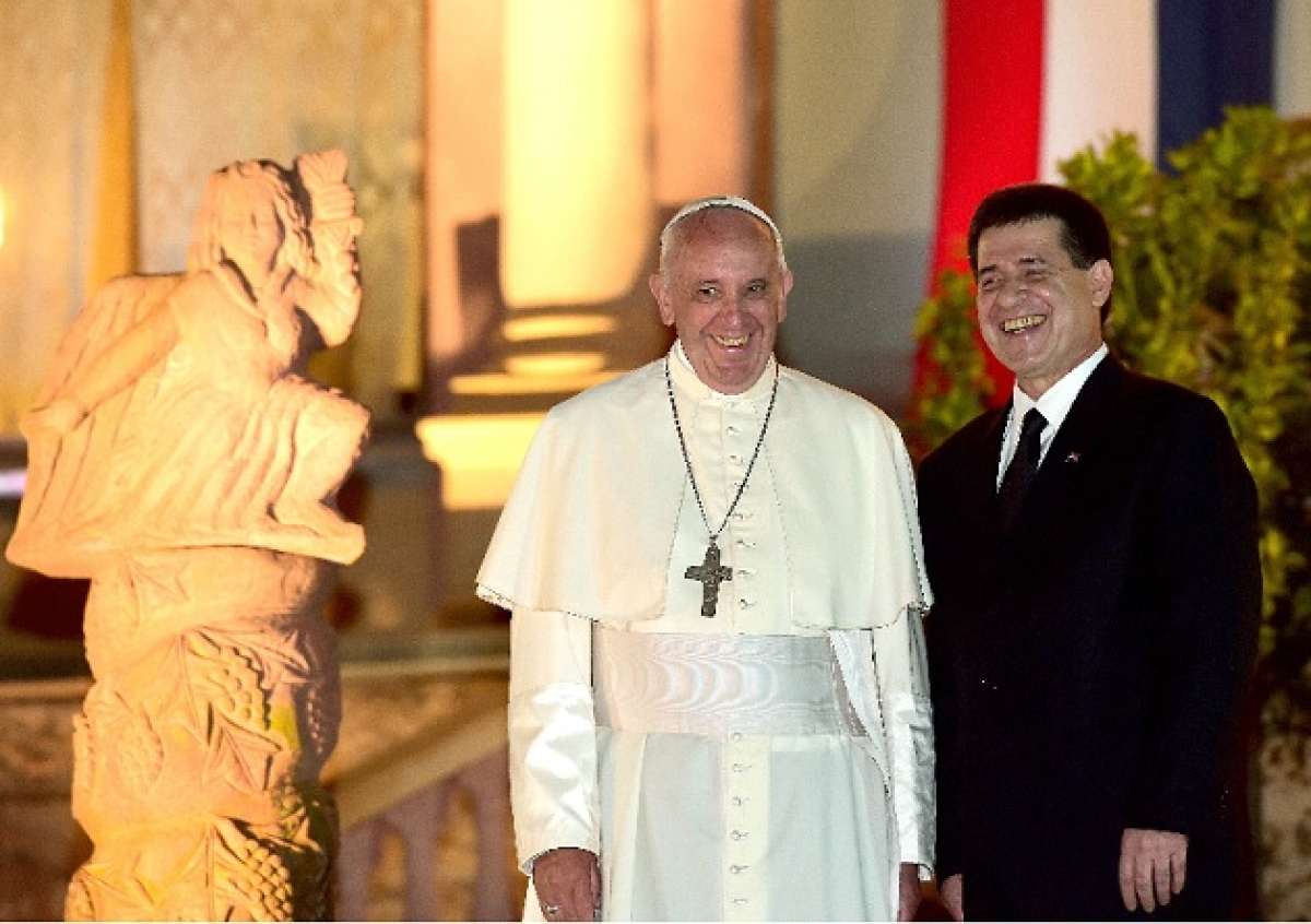 Primer discurso del Papa en Paraguay