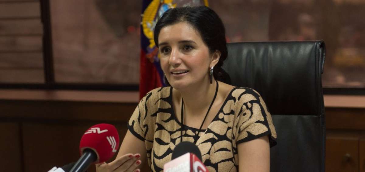 Rosana Alvarado, ministra de Justicia. 