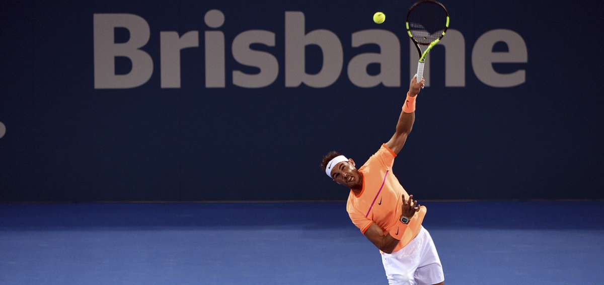 Nadal se clasifica para la segunda ronda en Brisbane
