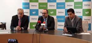 Directivos de la empresa multinacional Telef&oacute;nica.
