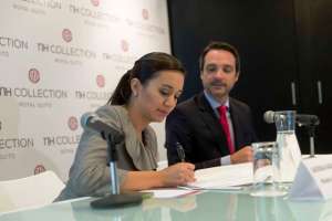 Sandra Naranjo, Ministra de Turismo, firm&oacute; la carta de intenci&oacute;n. Foto: John Guevara / El Tel&eacute;grafo