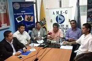 AME Guayas realiz&oacute; hoy una rueda de prensa para dar a conocer su postura sobre los ajustes salariales. Foto: Shirley Serrano / El Tel&eacute;grafo 