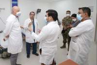 Autoridades realizaron una visita sorpresa al hospital Teodoro Maldonado Carbo en Guayaquil