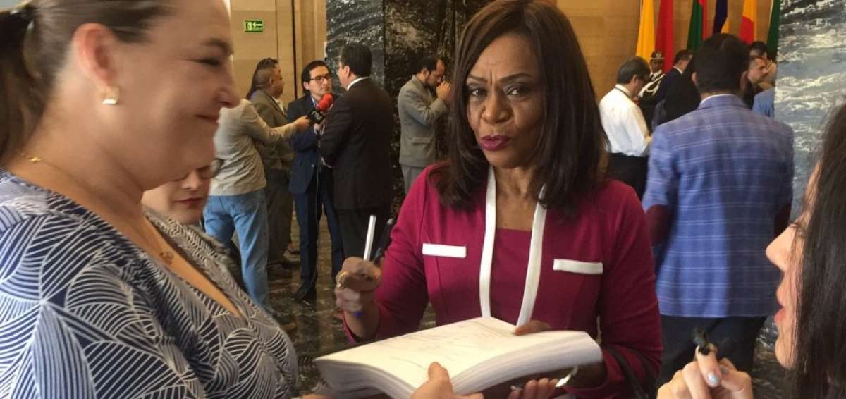 Asamble&iacute;sta independiente Mae Monta&ntilde;o impulsa el juicio pol&iacute;tico a la ministra de Salud, Ver&oacute;nica Espinosa.