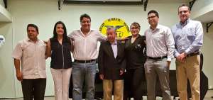 El nuevo directorio de Fedenador, que estar&aacute; presidido por Jos&eacute; Ar&eacute;valo (tercero desde la izquierda) estar&aacute; en funciones hasta el 2022.