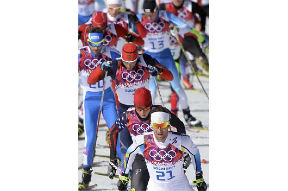 Rusia se adjudic&ccedil;o en la &uacute;ltima jornada los tres lugares del podio (oro, plata y bronce) en los 50 kil&oacute;metros de esqu&iacute; de fondo. Foto: EFE